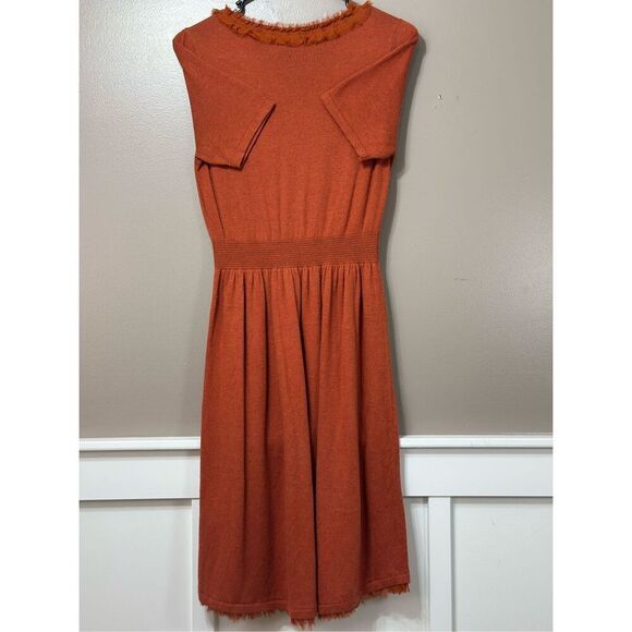 Isabella Sinclair Anthropologie Fine Wool Blend Jacinth Sweater Dress Women's M - Picture 12 of 12